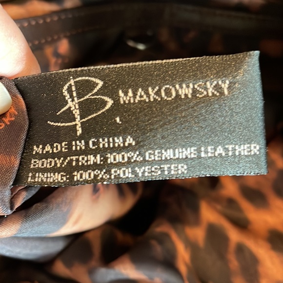 Bruce Makowsky brown leather purse - Picture 5 of 5